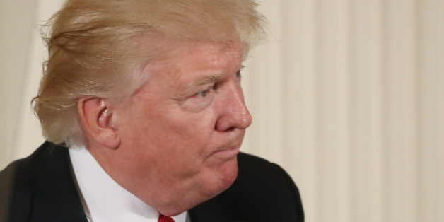 WASHINGTON, DC - MARCH 29: U.S. President Donald Trump speaks during an event celebrating Women's History Month, in the East Room at the White House March 29, 2017 in Washington, DC. (Photo by Mark Wilson/Getty Images)