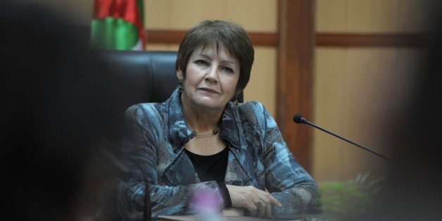 A picture taken on February 8, 2015 shows Algerian Education Minister Nouria Benghebrit in Algiers. Benghebrit has proposed that for the first two years of primary school, teachers be allowed to give lessons in dialect to help children master the standard language. AFP PHOTO / STR (Photo credit should read STR/AFP/Getty Images)