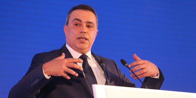 TUNIS, TUNISIA - MARCH 29: Former Prime Minister of Tunisia Mehdi Jomaa delivers a speech during the press conference to introduce in Tunis, Tunisia on March 29, 2017.
(Photo by Yassine Gaidi/Anadolu Agency/Getty Images)