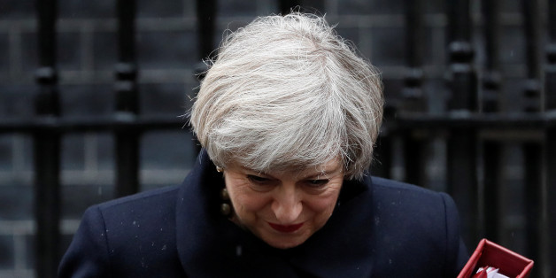 Britain's Prime Minister Theresa May leaves Downing Street in London, Britain March 22, 2017. REUTERS/Stefan Wermuth