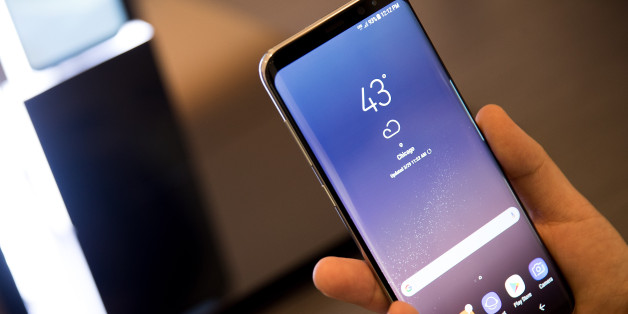 NEW YORK, NY - MARCH 29: A view of the new Samsung Galaxy S8 at its Samsung launch event, March 29, 2017 in New York City. Following the recall and discontinuation of the Samsung Galaxy Note 7, the Galaxy S8 is the new flagship smartphone for Samsung. (Photo by Drew Angerer/Getty Images)