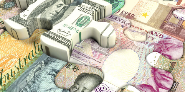 Concept background for exchange rate of world currency