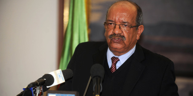 Minister Delegate in charge of Maghreb and African Affairs Abdelkader Messahel speaks during a press conference during the 10th session of the Algerian-Nigerien joint commission in Algiers on November 20, 2011. AFP PHOTO / FAROUK BATICHE (Photo credit should read FAROUK BATICHE/AFP/Getty Images)