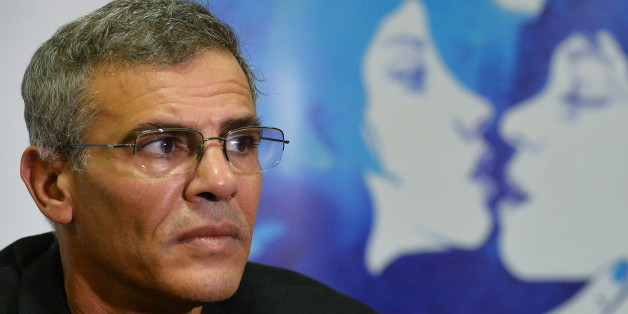 (To go with AFP interview by Anca Teodorescu) French Tunisian director Abdellatif Kechiche looks on during a press conference after the first screening of his movie 'La Vie d'Adele' at Studio cinema in Bucharest on October 29, 2013. The 'paternalistic' finance French cinema hinders creative freedom, regretted in an interview with AFP Abdellatif Kechiche, winner of Palme d'Or in Cannes for 'La Vie d'Adele' hoping that France will be inspired by US model. AFP PHOTO DANIEL MIHAILESCU (Photo credit should read DANIEL MIHAILESCU/AFP/Getty Images)