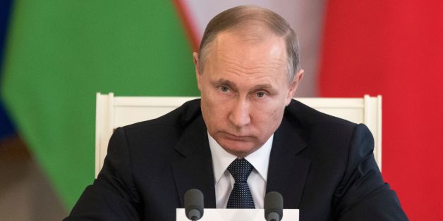 Russian President Vladimir Putin attends a meeting with his Uzbek counterpart at the Kremlin in Moscow on April 5, 2017. / AFP PHOTO / POOL / Pavel Golovkin (Photo credit should read PAVEL GOLOVKIN/AFP/Getty Images)