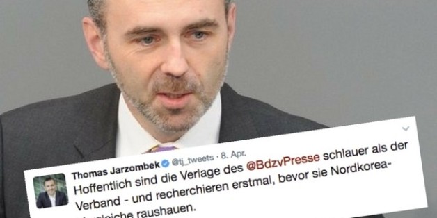 Zeitungsverleger kritisieren Idee von Thomas Jarzombek: "Für Nordkorea geeignet, nicht für Deutschland"