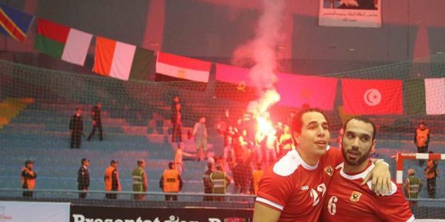 Quatre supporters d'Al Ahly devant le parquet d'Agadir.