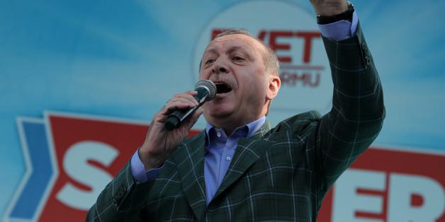 Recep Tayyip Erdogan triumphiert