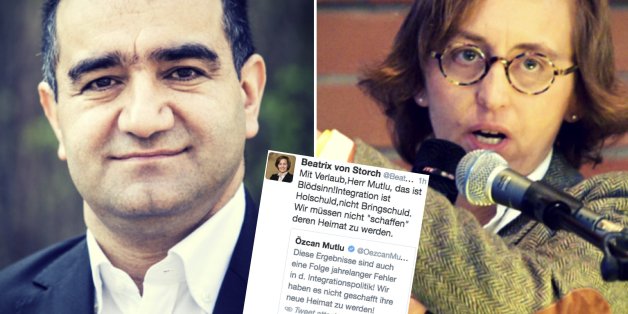 Streiten sich auf Twitter: Grünen-Politiker Mutlu und AfD-Frau von Storch