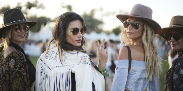 INDIO, CA - APRIL 15: Alessandra Ambrosio seen at Coachella on April 15, 2017 in Indio, California. (Photo by Timur Emek/GC Images,)