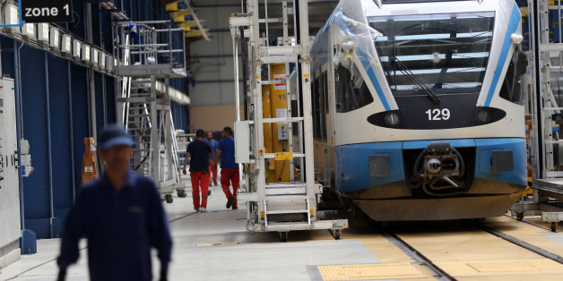 Maintenance room of train Hussein Dey by RATP Dev. in Algiers, Algiersia, on 21 April 2016.RATP Dev launches Algiers first metro line. The 9-kilometre underground line makes Algiers the first Maghreb city to operate a metro system.With its 14 trains comprised of 6 air-conditioned passenger cars each, the Algiers Metro will serve 10 stations in 6 communes: Bachdjarah, El Magharia, Hussein Dey, El Hamma, Sidi MHamed and Algiers Centre. (Photo by Billal Bensalem/NurPhoto via Getty Images)
