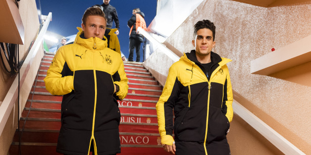 Marc Bartra (rechts) überraschte seine Teamkollegen in Monaco