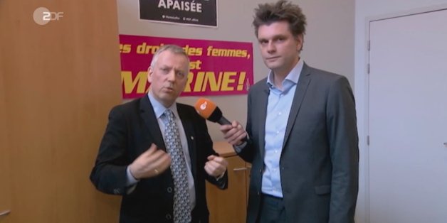 "Ihr müsst euch nicht für Konzentrationslager schämen": Französischer Rechtspopulist gibt "Heute Show" entlarvendes Interview