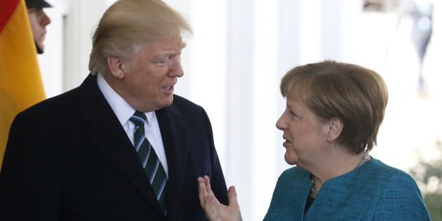 "Unglaubliche Chemie": US-Präsident Trump schwärmt von Angela Merkel