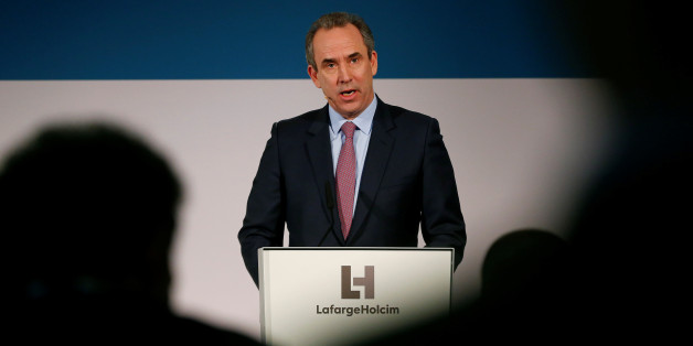 Chief Executive Eric Olsen of LafargeHolcim, the world's largest cement maker addresses a news conference to present the company's 2016 results in Zurich March 2, 2017. REUTERS/Arnd Wiegmann