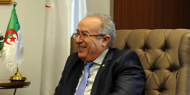 Algerian Foreign Minister Ramtane Lamamra meets with the Mayor of Paris on February 8, 2016 in the capital Algiers. Mayor of Paris Anne Hidalgo is on a two-day work visit in Algeria. / AFP / Farouk Batiche (Photo credit should read FAROUK BATICHE/AFP/Getty Images)