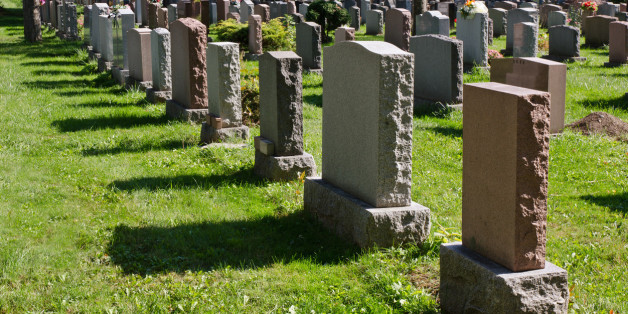 Gravestones in Montreal Cemetery