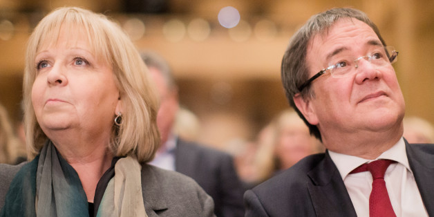 Ministerpräsidentin Hannelore Kraft und CDU-Spitzenkandidat Armin Laschet treffen im TV-Duell aufeinander