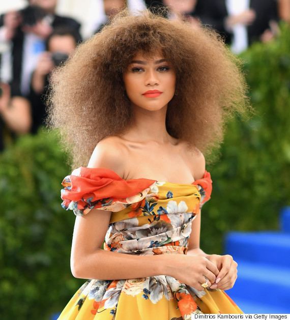 Zendaya's 'Fro At The Met Gala Gave Us All A Little Hair Envy