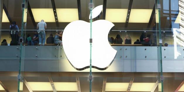 Customers are seen inside an Apple Inc. store in Sydney, Australia, on Thursday, April 13, 2017. The Australian economy will expand 2.5 percent in 2017, 2.8 percent in 2018 and 2.6 percent in 2019, according to a survey conducted by Bloomberg News. Photographer: Brendon Thorne/Bloomberg via Getty Images