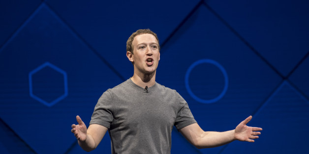 Mark Zuckerberg, chief executive officer and founder of Facebook Inc., speaks during the F8 Developers Conference in San Jose, California, U.S., on Tuesday, April 18, 2017. Zuckerberg laid out his strategy for augmented reality, saying the social network will use smartphone cameras to overlay virtual items on the real world rather than waiting for AR glasses to be technically possible. Photographer: David Paul Morris/Bloomberg via Getty Images