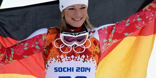 In Sochi holte die Ski-Alpin Läuferin Olympia-Gold für Deutschland.