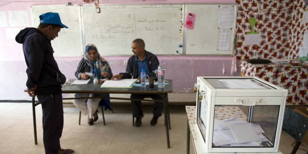 An Algerian man casts his vote at a polling station in the town of Blida, 45 kilometres (30 miles) southwest of Algiers, on May 4, 2017 during parliamentary elections.Algerians voted for a new parliament amid soaring unemployment and a deep financial crisis caused by a collapse in oil revenues. / AFP PHOTO / stringer (Photo credit should read STRINGER/AFP/Getty Images)