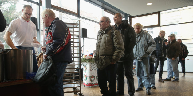Armut und Abstiegsängste gibt es auch im reichen Deutschland.