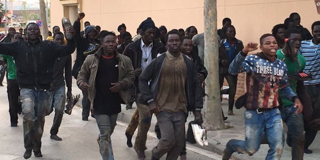 Une centaine de migrants a réussi à pénétrer dans Mellila.