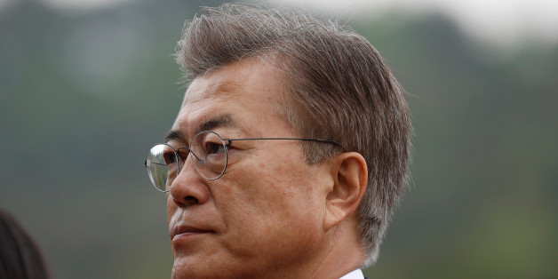 South Korea's President Moon Jae-in arrives at the National Cemetery in Seoul, South Korea, May 10, 2017. REUTERS/Kim Hong-Ji