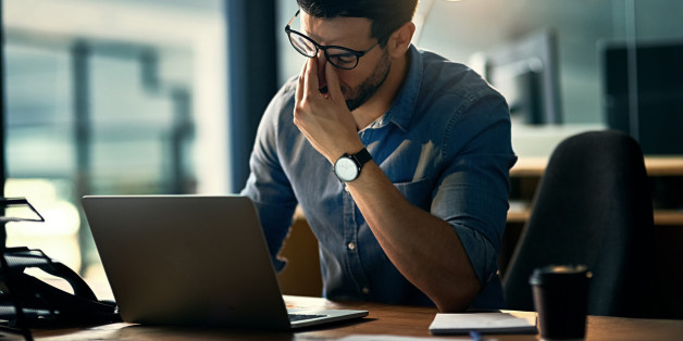 Stress im Beruf ist ein häufiger Faktor für Depressionen