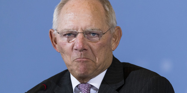 German Finance Minister Wolfgang Schaeuble is pictured during a press conference on Germany's 2017 tax revenue forecast in Berlin, Germany on May 11, 2017. (Photo by Emmanuele Contini/NurPhoto via Getty Images)