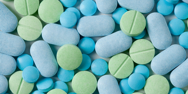 Blue & Green Medicine Tables.