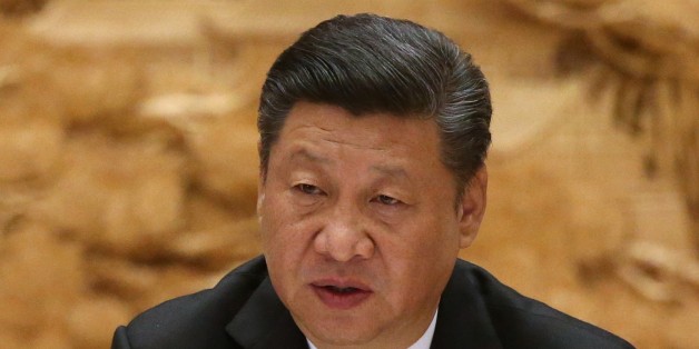 BEIJING, CHINA - MAY 15: (RUSSIA OUT) Chinese President XI Jinping speaks at the roundtable plenary meeting during the Belt and Road Forum for International Cooperation at the International Conference Center at Yanqi Lake on May 15, 2017 on the outskirt of Beijing, China. The Forum, running from May 14 to 15, is expected to lay the groundwork for Beijing-led infrastructure initiatives aimed at connecting China with Europe, Africa and Asia. (Photo by Mikhail Svetlov/Getty Images)