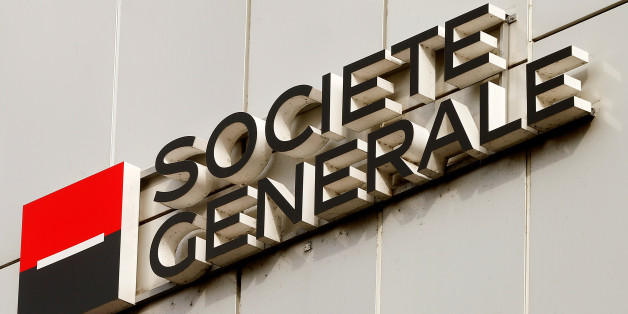 The logo of Societe Generale Private Banking is seen at an office building in Zurich, Switzerland October 13, 2016. REUTERS/Arnd Wiegmann