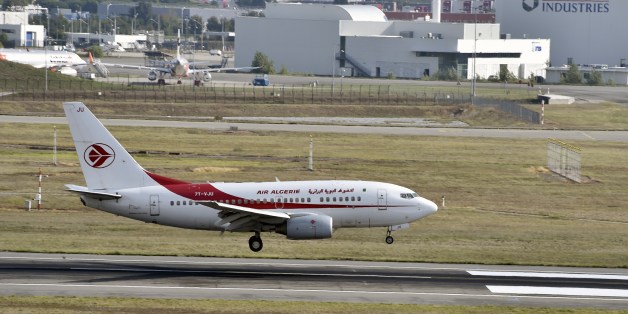 An Air Algerie aircraft lands at the Toulouse-Blagnac airport on September 29, 2014. AFP PHOTO / PASCAL PAVANI (Photo credit should read PASCAL PAVANI/AFP/Getty Images)
