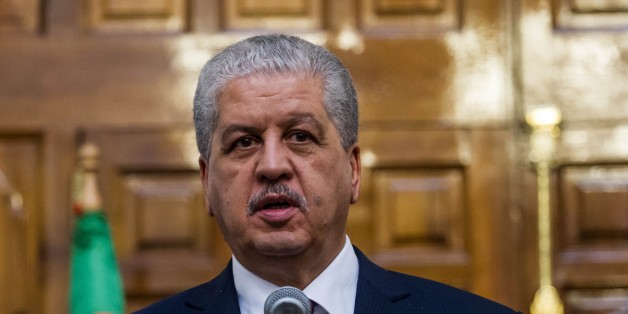 TUNIS, TUNISIA - MARCH 9: Algerian Prime Minister Abdelmalek Sellal and Tunisian Prime Minister Youssef Chahed (not seen) hold a press conference after their meeting at the Carthage Palace in Tunis, Tunisia on March 9, 2017.
(Photo by Amine Landoulsi/Anadolu Agency/Getty Images)