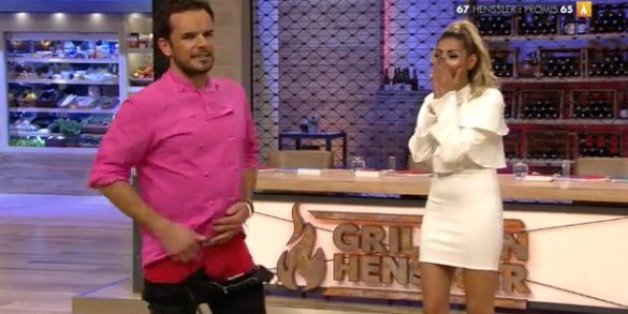 Während "Grill den Henssler" öffnet der Koch auf einmal seine Hose – nicht nur Kandidatin Senna ist entsetzt
