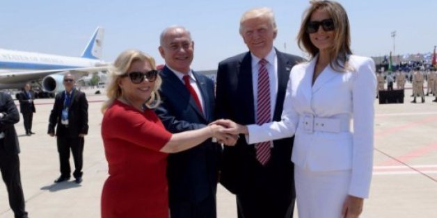 Trump kommt in Israel an – die ersten Bilder des Präsidenten sorgen für Irritationen