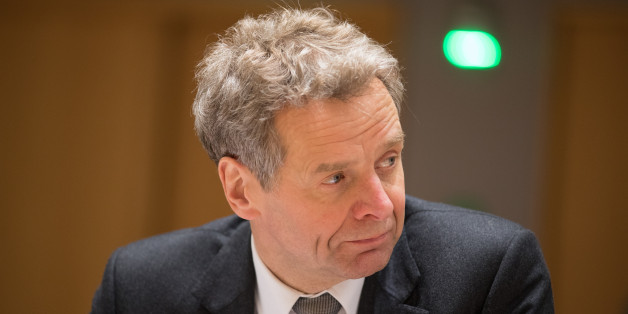 Poul Thomsen, director of the European department at the International Monetary Fund (IMF), looks on ahead of a Eurogroup meeting of euro-area finance ministers at the Europa building in Brussels, Belgium, on Thursday, Jan. 26, 2017. Greece has less than a month to iron out disagreements with its creditors over how to move forward with a rescue package that has been keeping the country afloat since 2010. Photographer: Jasper Juinen/Bloomberg via Getty Images