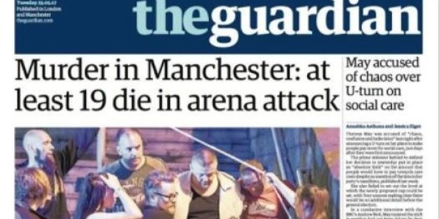 Les unes de la presse britannique après l'attentat de Manchester
