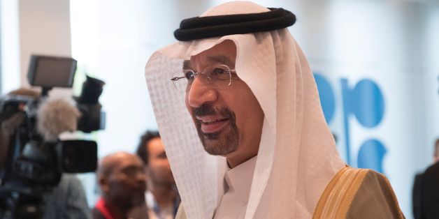 Saudi Arabias energy minister and president of the Organization of the Petroleum Exporting Countries (OPEC), Khalid al-Falih, arrives for the 172nd meeting of the OPEC countries at OPEC headquarters in Vienna, Austria, on May 25, 2017. Oil producers from inside and outside OPEC are expected to extend their agreement to cap production in an effort to boost prices. / AFP PHOTO / JOE KLAMAR (Photo credit should read JOE KLAMAR/AFP/Getty Images)