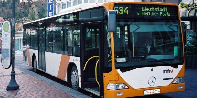 Ein Bus der Rhein-Neckar-Verkehrsbetriebe