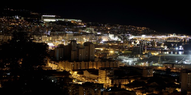 View of Algiers by night, Algiers on November 25, 2016. (Photo by Billal Bensalem/NurPhoto via Getty Images)