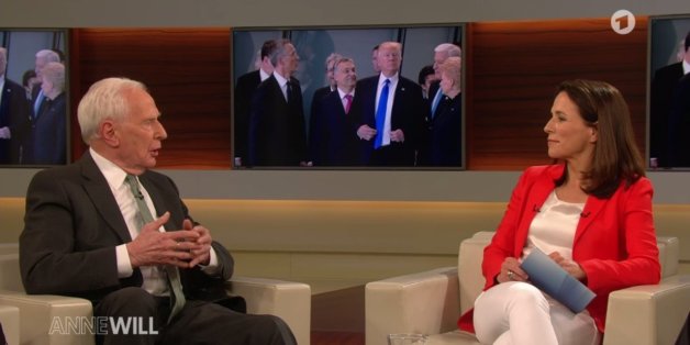 Der ehemalige Hamburger Regierungschef Klaus von Dohnanyi bei "Anne Will"