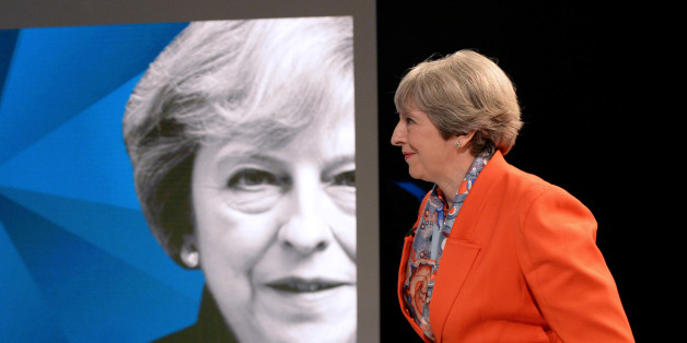 Prime Minister Theresa May appears on a joint Channel 4 and Sky News general election programme recorded at Sky studios in Osterley, west London, May 29, 2017. REUTERS/Stefan Rousseau/Pool
