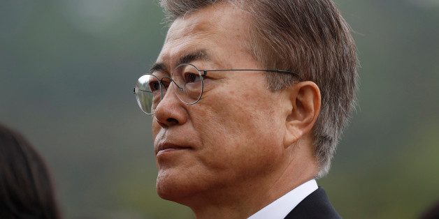 South Korea's President Moon Jae-in arrives at the National Cemetery in Seoul, South Korea, May 10, 2017. REUTERS/Kim Hong-Ji