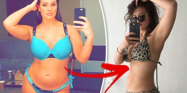 Ashley Graham war das erste Plus-Size Model auf dem Cover der "Sports Illustrated"