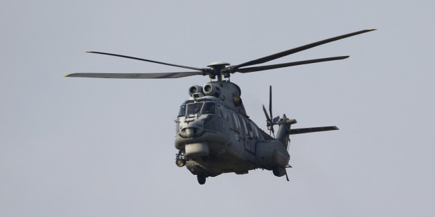 A Turkish Air Force AS-532AL Cougar helicopter takes off from Incirlik airbase in the southern city of Adana, Turkey, July 27, 2015. Kurdish fighters in northern Syria accused the Turkish army of shelling their positions on Monday, highlighting the precarious path Ankara is treading as it simultaneously battles Islamic State in Syria and Kurdish insurgents in Iraq. Long a reluctant member of the U.S.-led coalition against Islamic State, Turkey last week made a dramatic turnaround by granting the alliance access to its air bases and bombarding targets in Syria linked to the jihadist movement. REUTERS/Murad Sezer