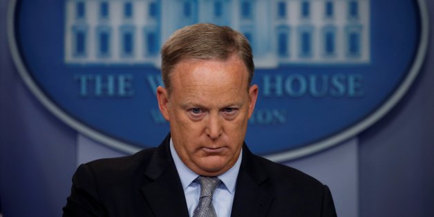 White House Press Secretary Sean Spicer holds his daily briefing at the White House in Washington, U.S. May 1, 2017. REUTERS/Jonathan Ernst